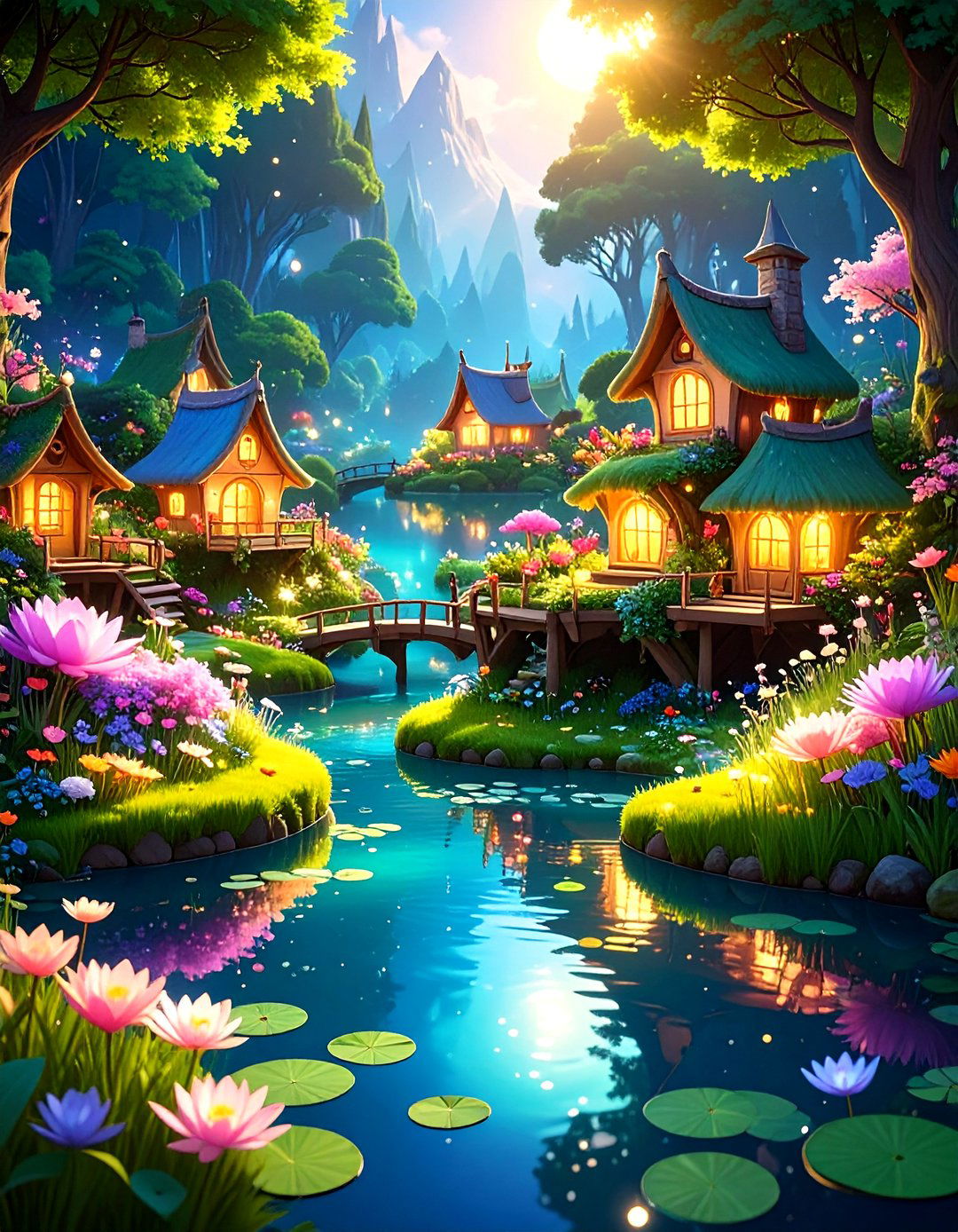 Large Fairy Garden Floating Water Garden Paradise - 20 Large Fairy Garden Ideas