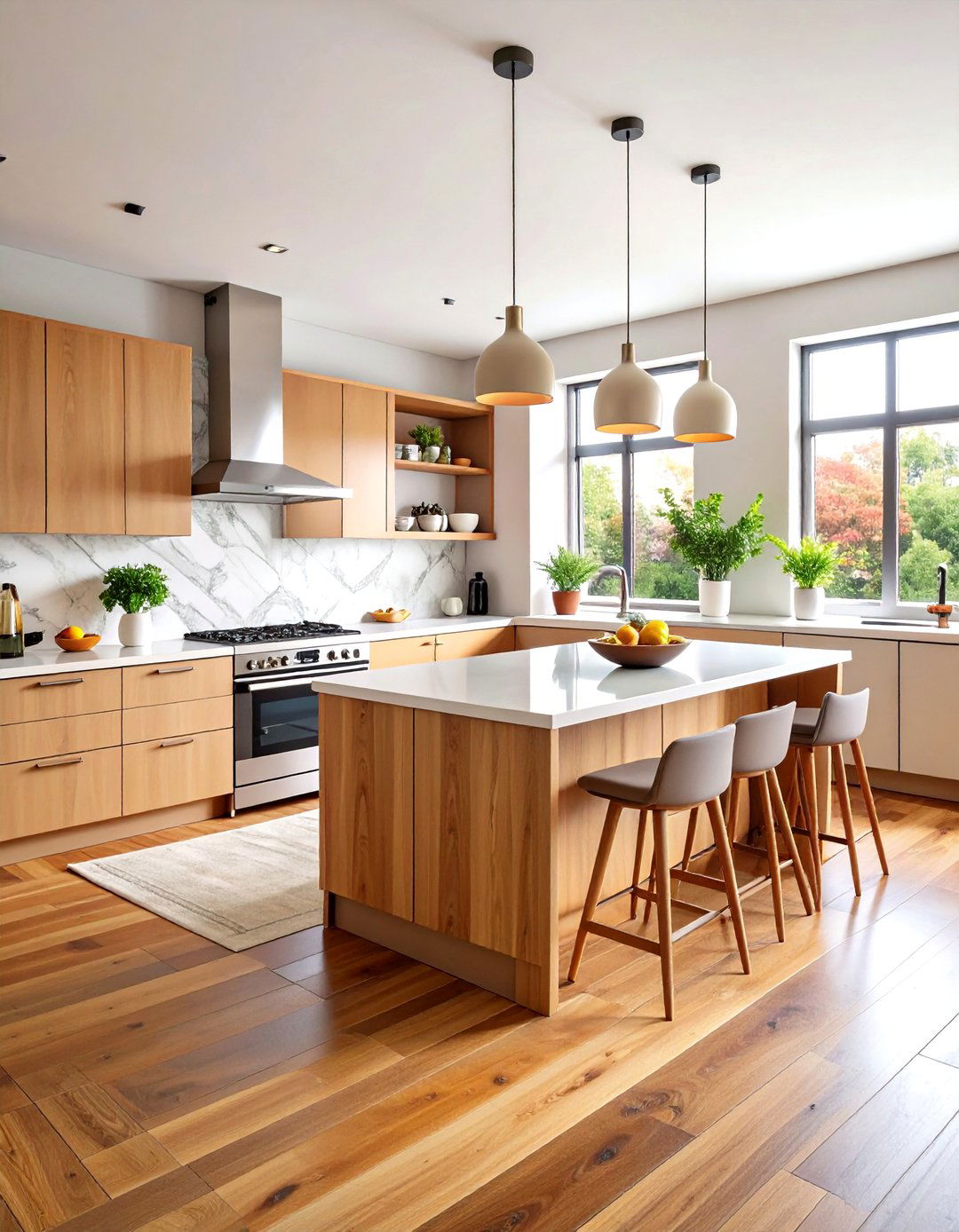 Large Format Kitchen Floor Tile Elegance - 20 Kitchen Floor Tile Ideas