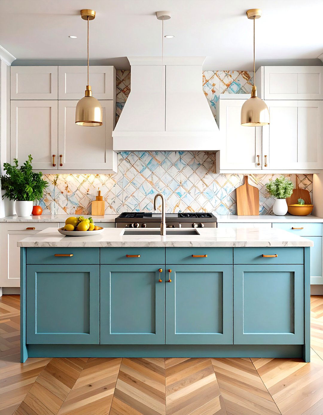 Large Format Porcelain Kitchen Splashback Contemporary Minimalism - 20 Kitchen Splashback Ideas