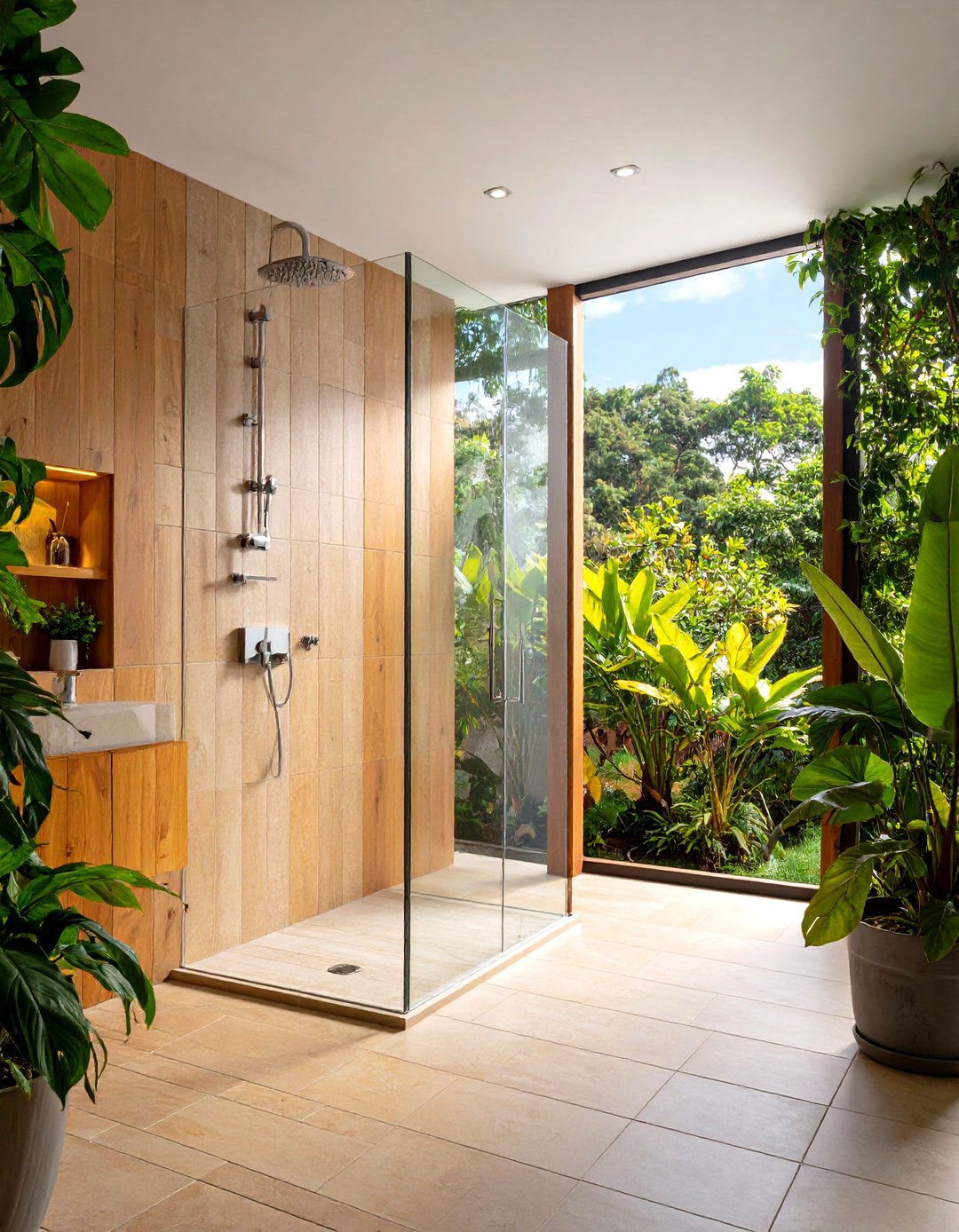 Large Format Tile - 20 Small Shower Ideas
