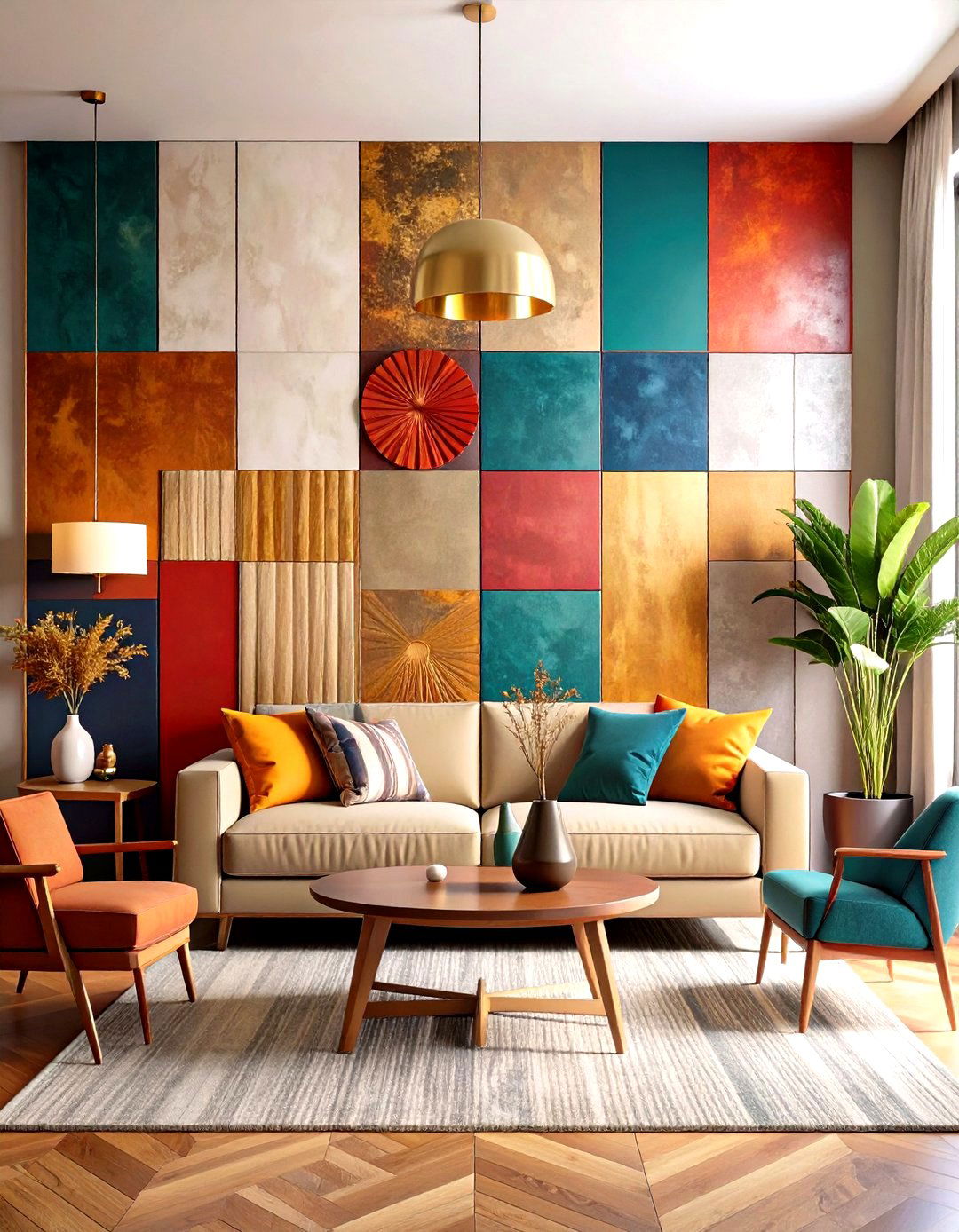 Large Wall Art Color Block Abstract Series - 20 Large Wall Art Ideas
