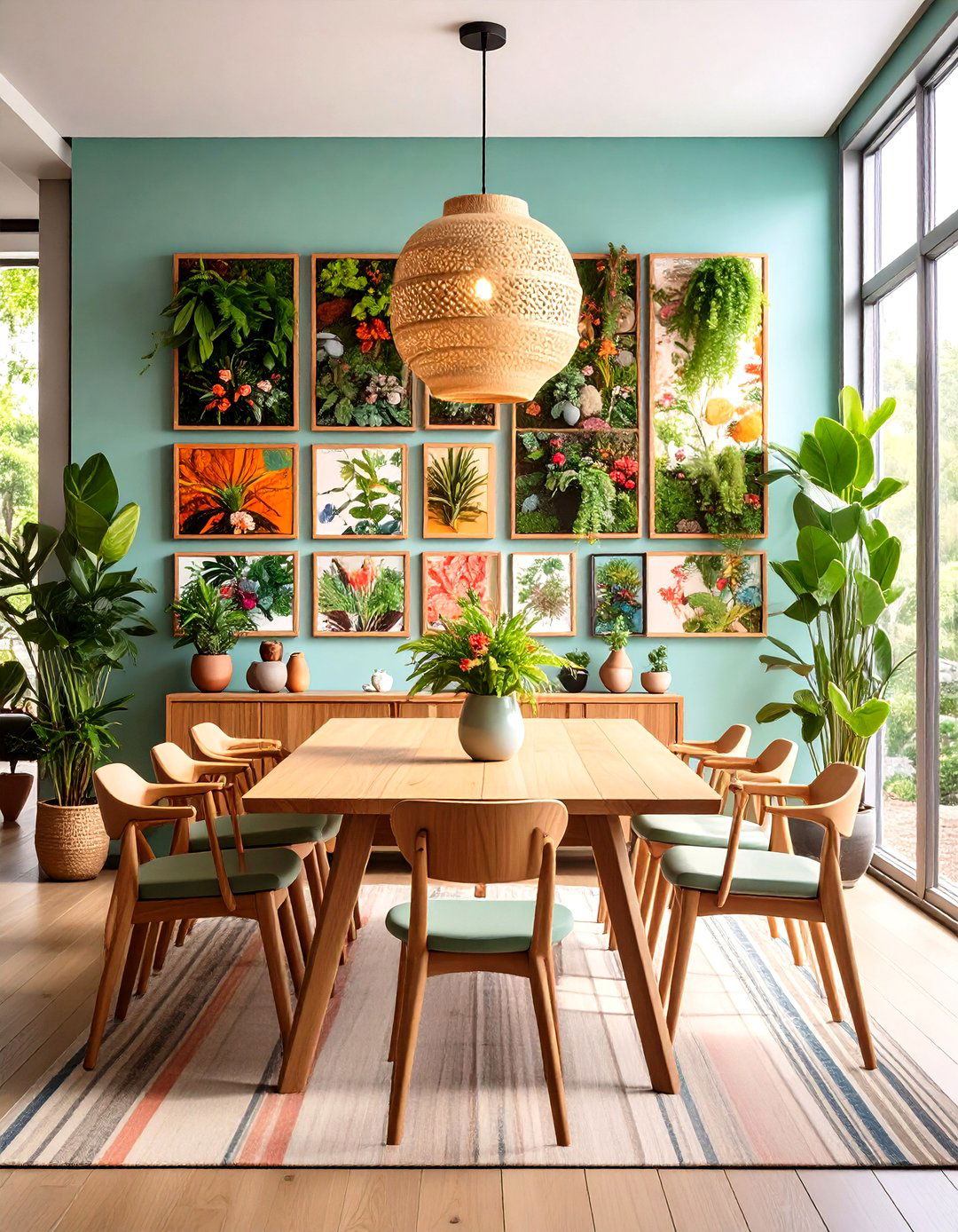 Large Wall Decor Botanical Paradise Living Wall Display - 20 Large Wall Decor Ideas
