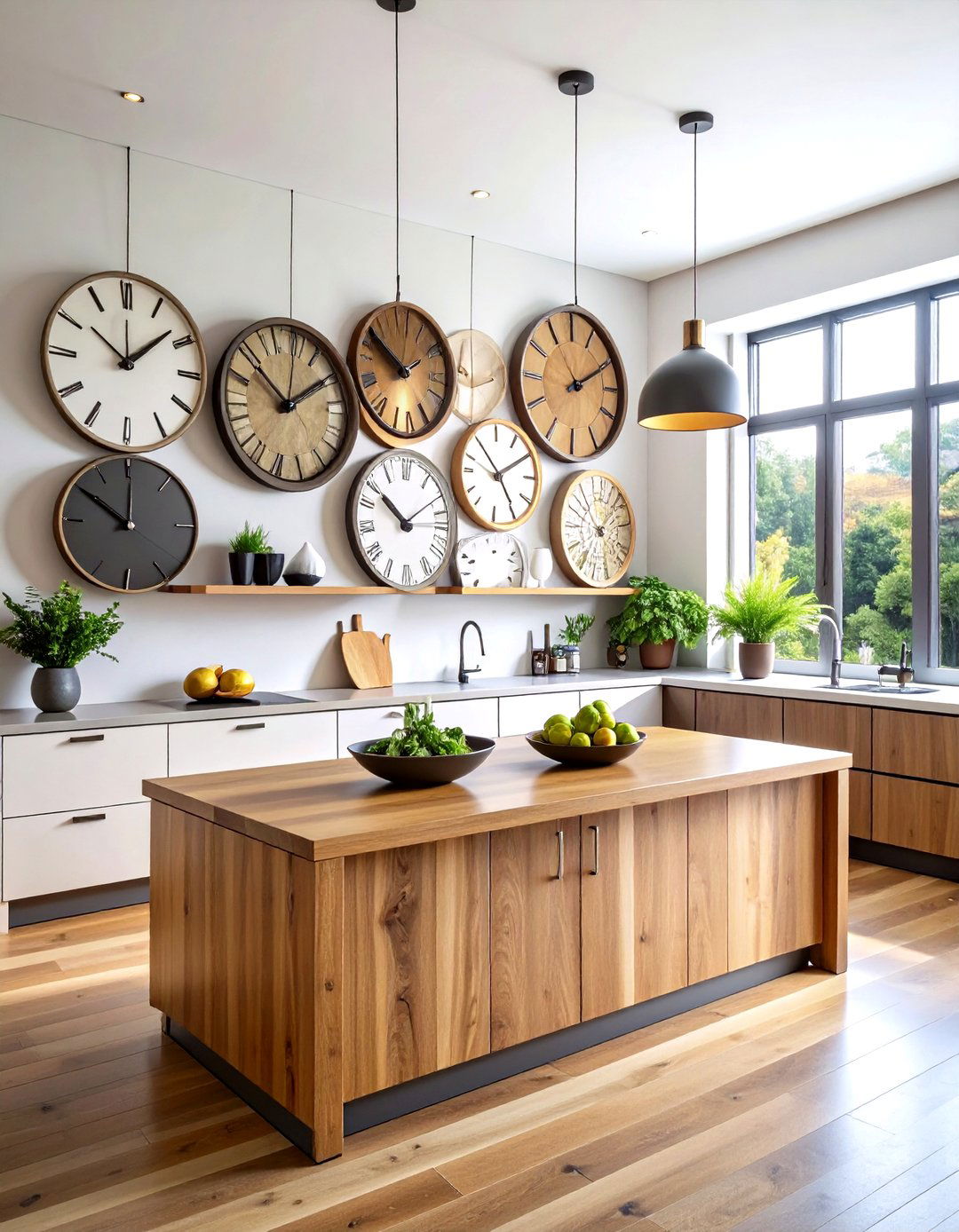 Large Wall Decor Contemporary Clock Art Display - 20 Large Wall Decor Ideas