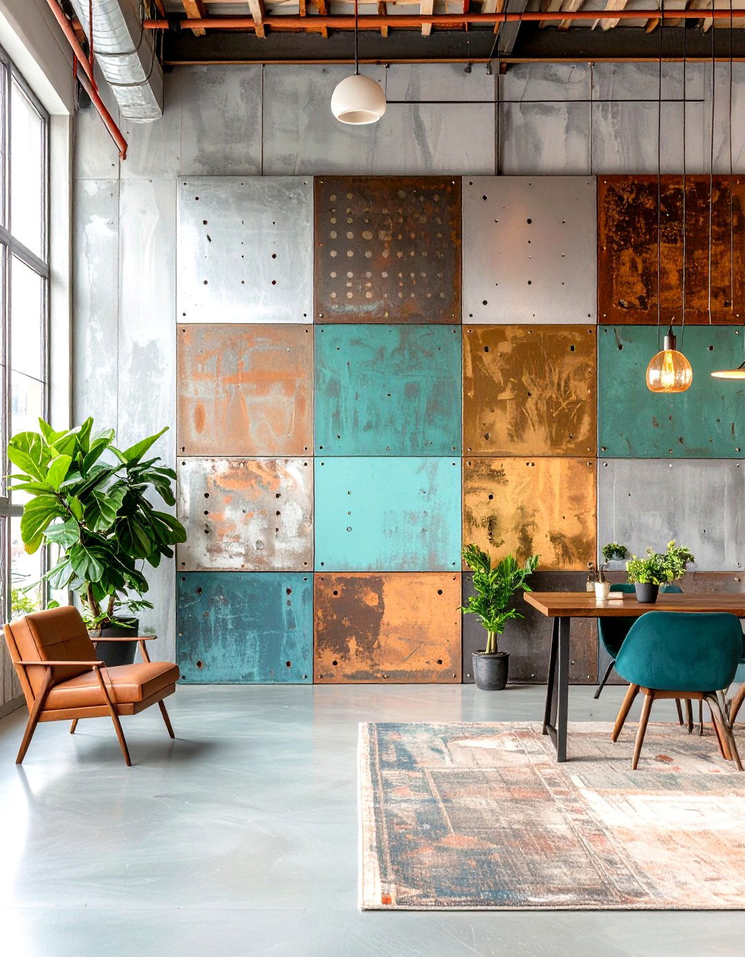 Large Wall Decor Industrial Metal Panel System - 20 Large Wall Decor Ideas