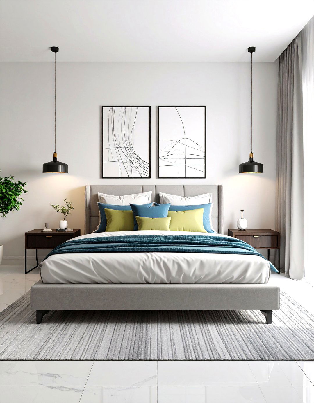 Large Wall Decor Minimalist Line Art Collection - 20 Large Wall Decor Ideas
