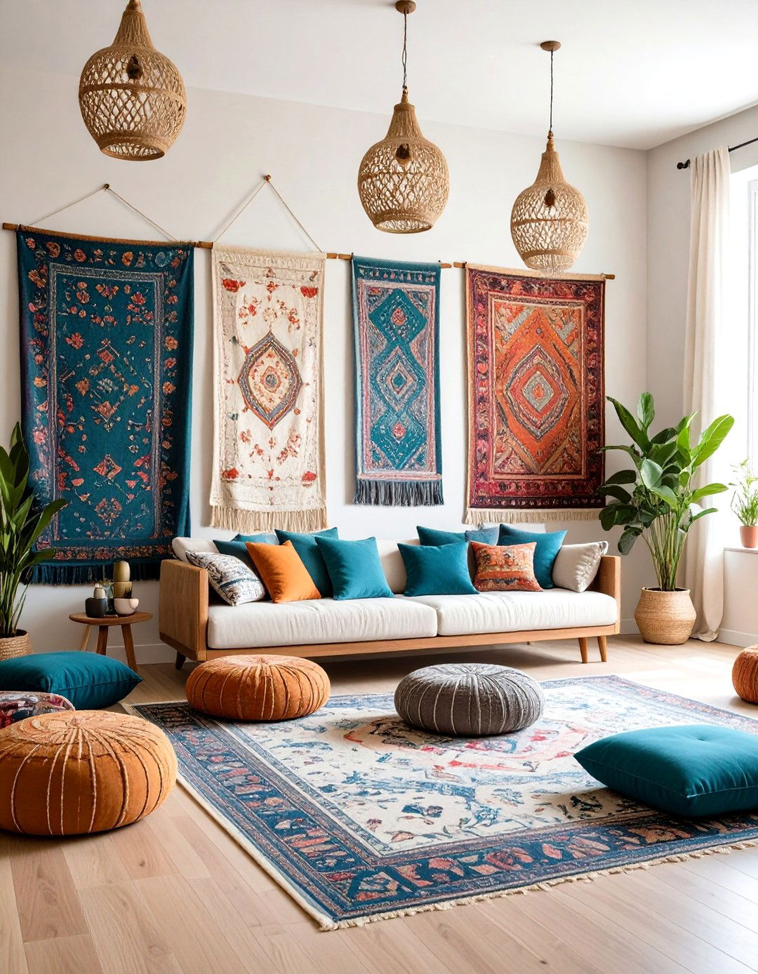 Large Wall Decor Tapestry Wall Hanging Ensemble - 20 Large Wall Decor Ideas