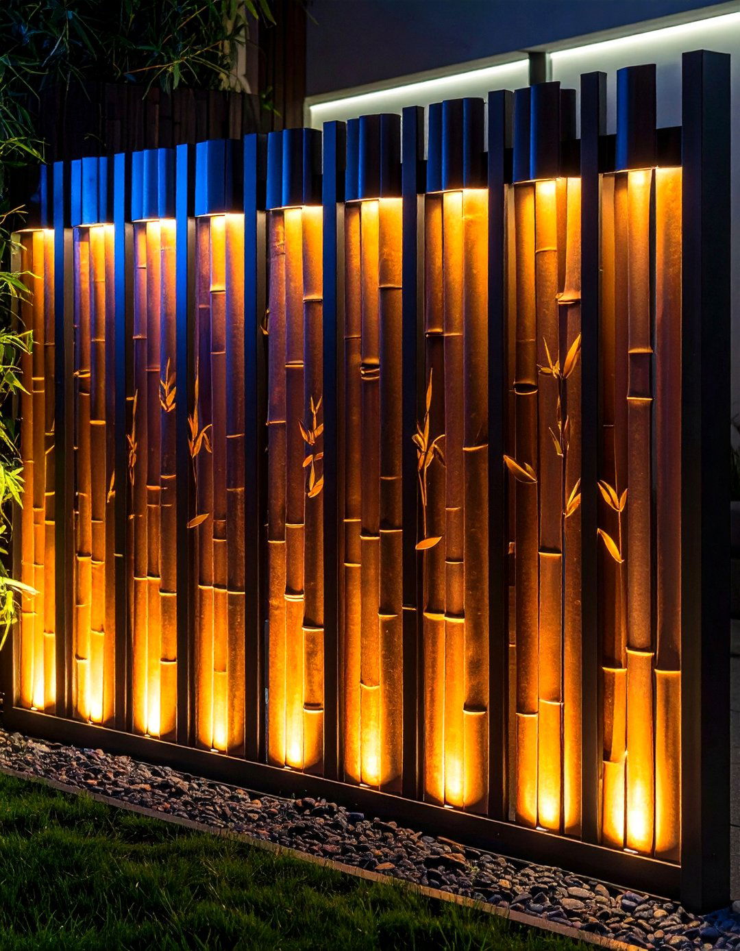 Laser Cut Metal Silhouette Fence Art - 20 Fence Art Ideas
