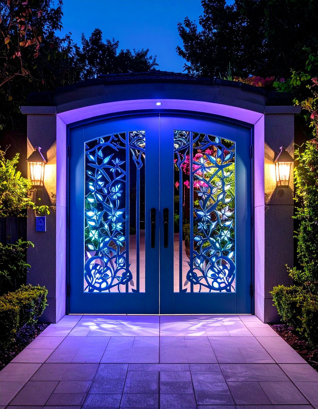 Laser Cut Metal as Functional Artwork - 20 Front Door Gate Ideas