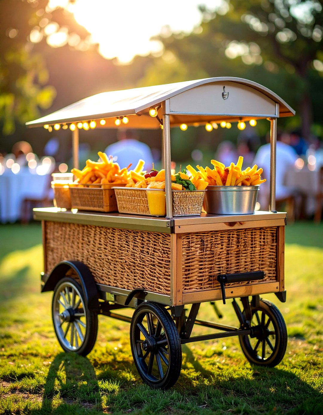 Late Night Wedding Food Comfort Cart - 20 Wedding Food Ideas