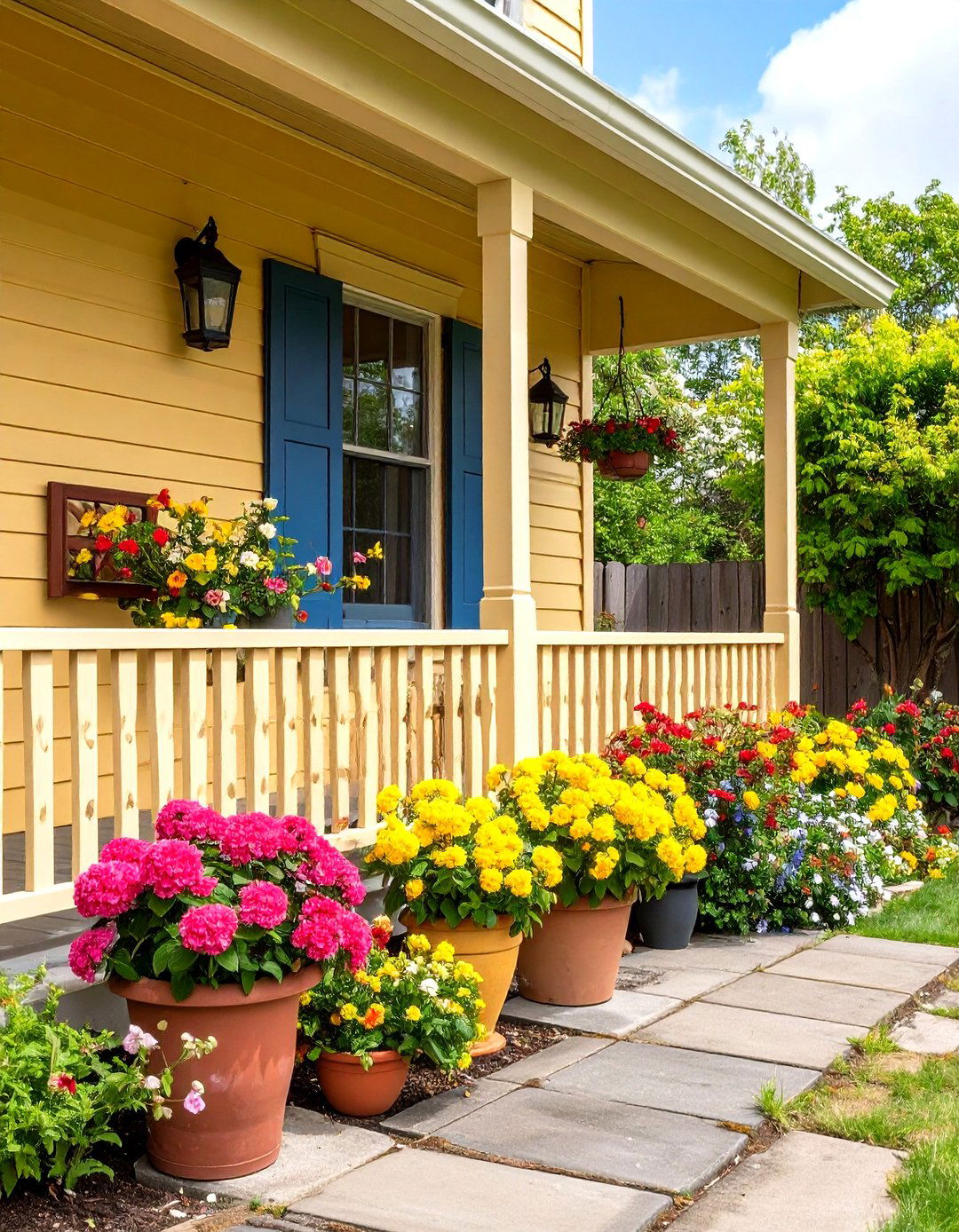 Lattice Panel Porch Railing System - 20 Porch Railing Ideas