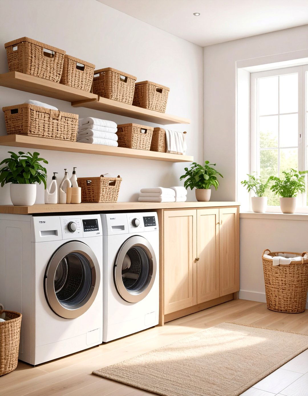 Laundry Room Folding Drop Zone - 20 Drop Zone Ideas