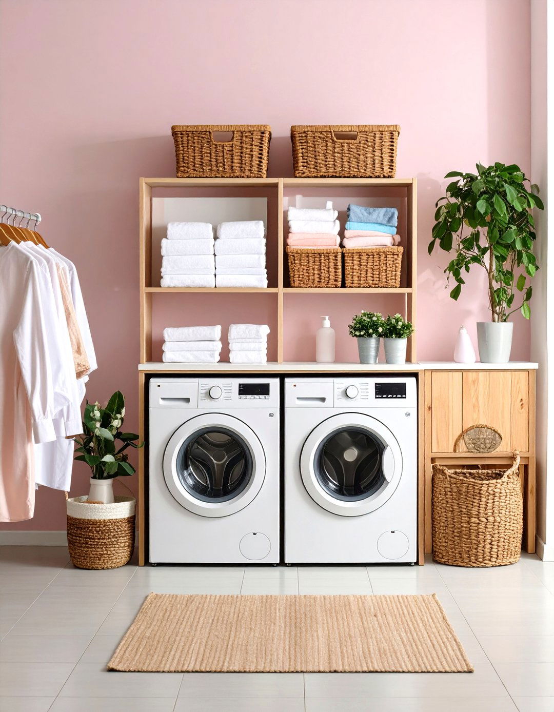 Laundry Room Storage Command Center with Organization Hub - 20 Laundry Room Storage Ideas