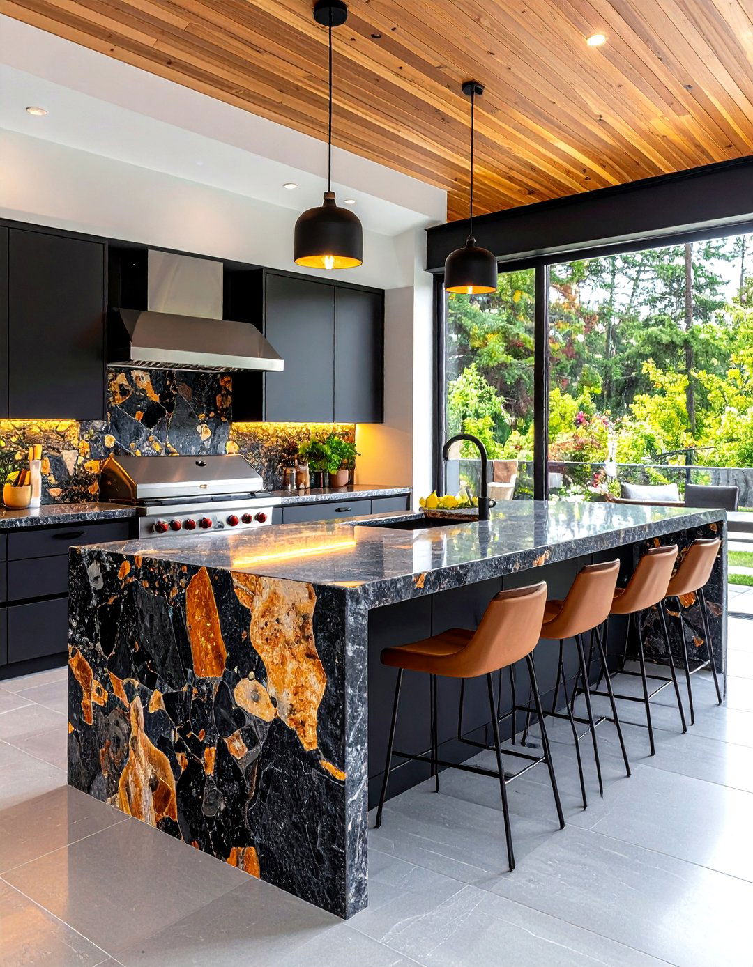 Lava Stone Outdoor Countertops - 20 Outdoor Countertop Ideas
