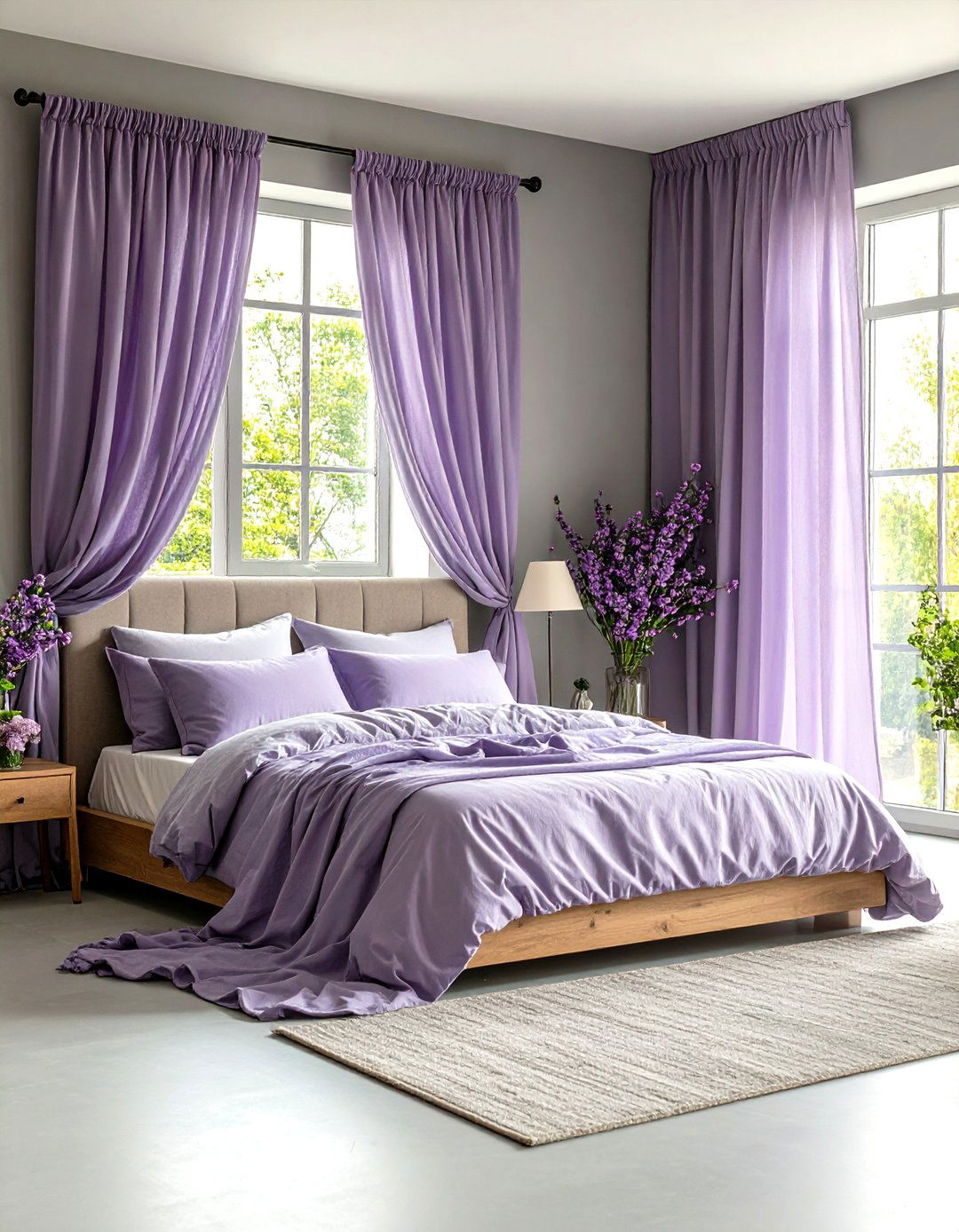 Lavender Curtains for Gray Walls - 20 What Color Curtains Go With Gray Walls