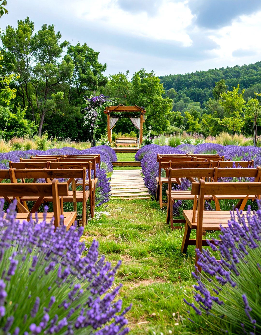 Lavender Wedding Meadow Ceremony Dreams - 20 Lavender Wedding Ideas