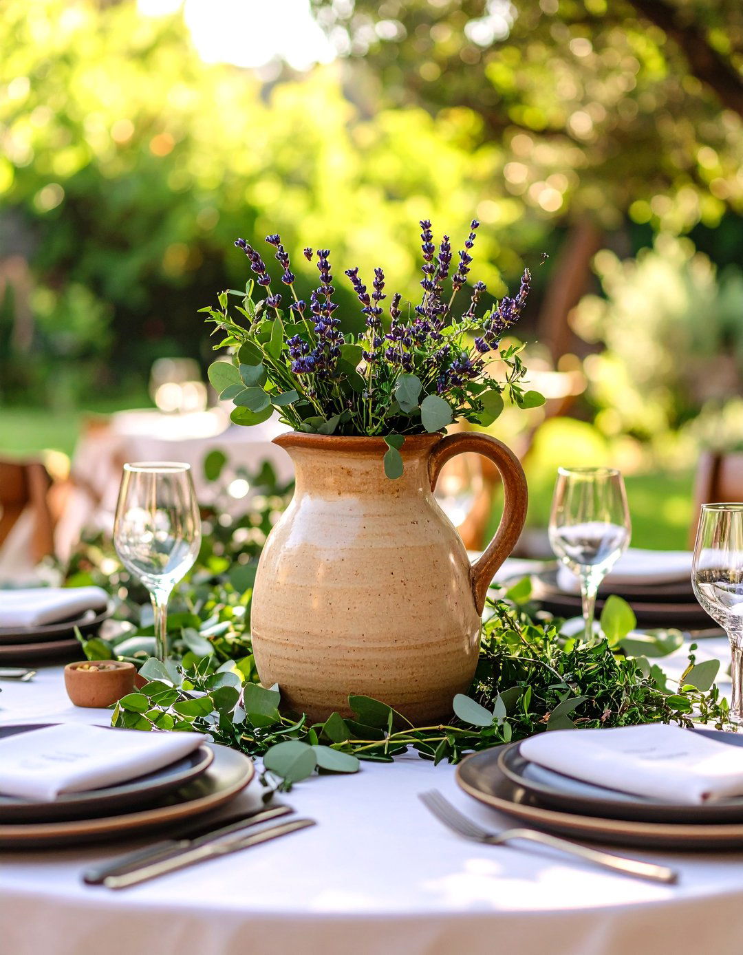 Lavender and Eucalyptus Aromatic Centerpieces - 20 Eucalyptus Wedding Centerpieces