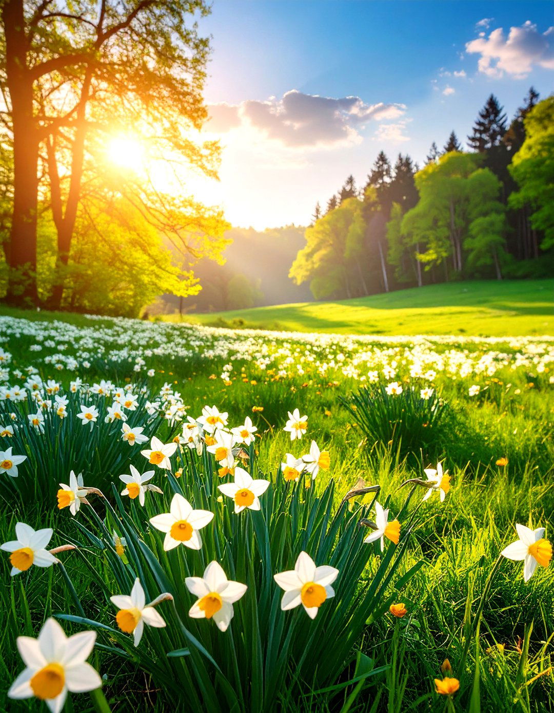 Lawn Naturalized Daffodil Galaxy - 20 Daffodil Garden Ideas