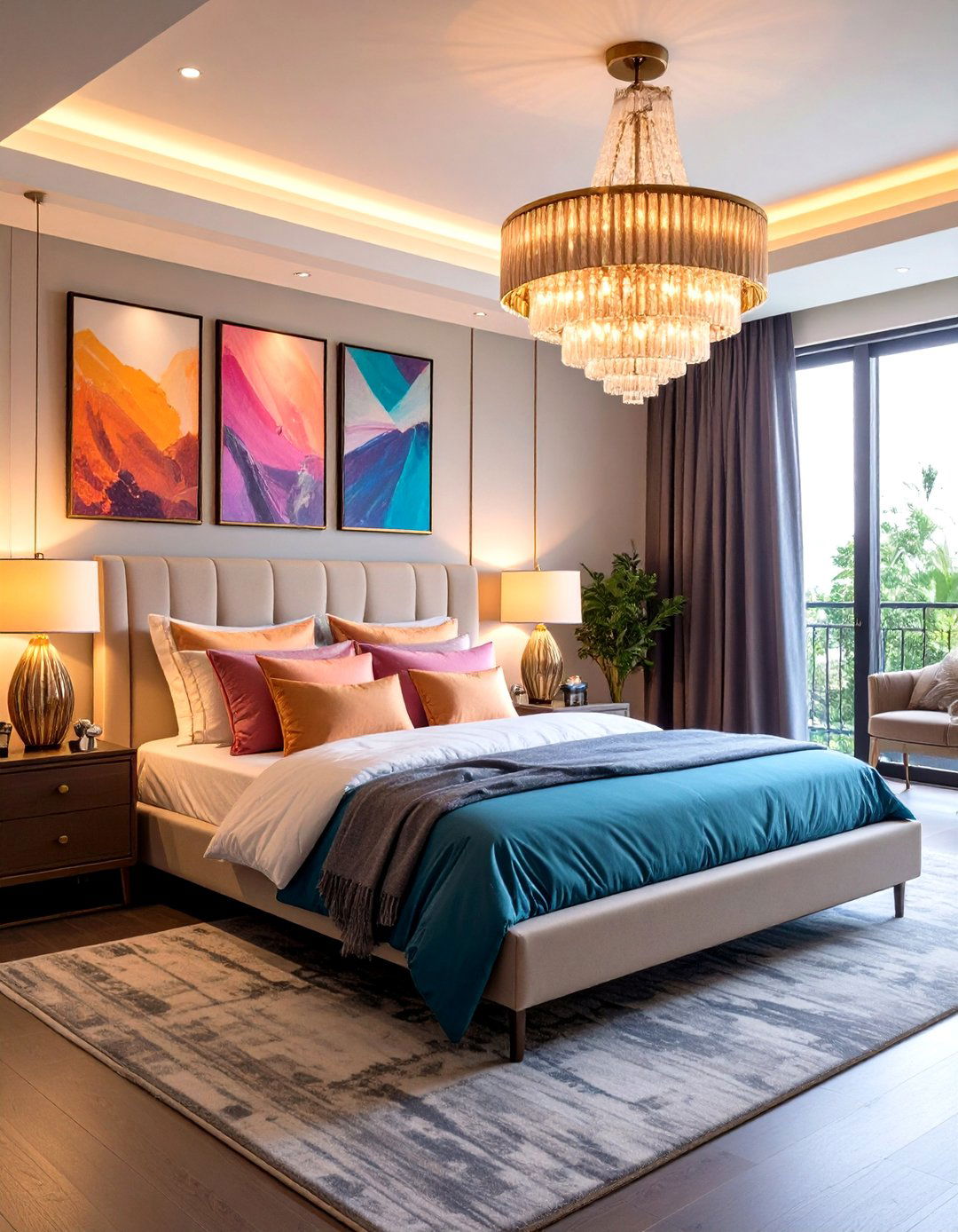 Layer Light Like a Designer - 20 Grandmillennial Style Bedroom Ideas