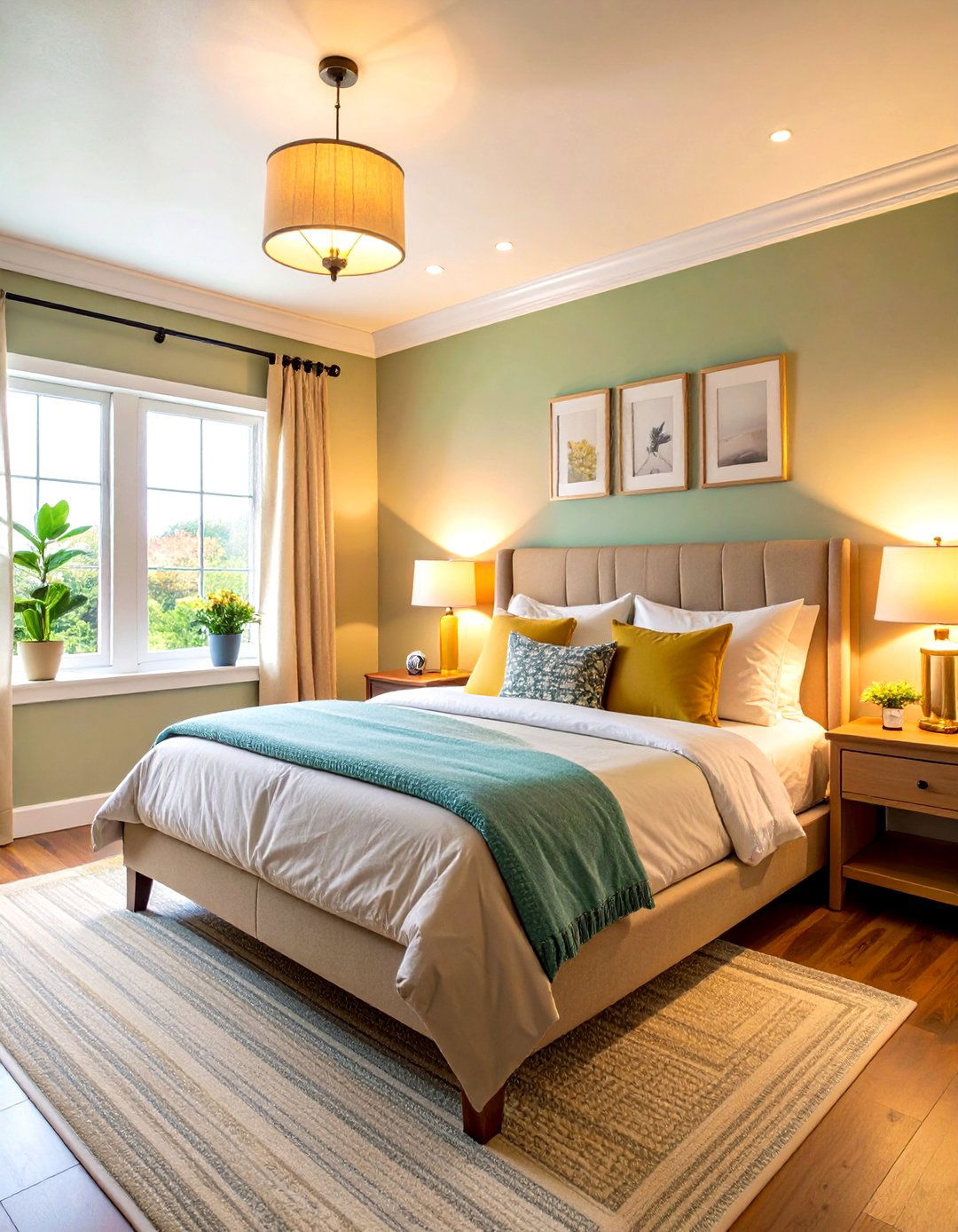 Layer Lighting - 20 Small Guest Bedroom Ideas