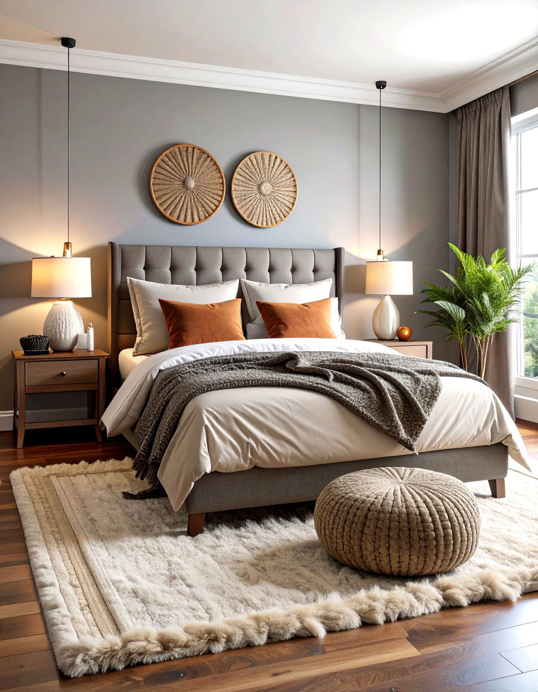 Layer Luxe Textures for Tactile Comfort - 20 Dark Bedroom Ideas