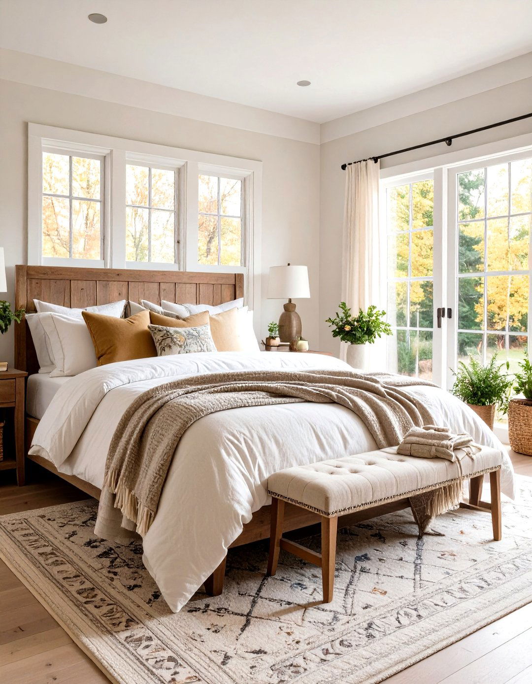 Layered Bedding Technique for Country Bedroom Luxury - 20 Country Bedroom Ideas