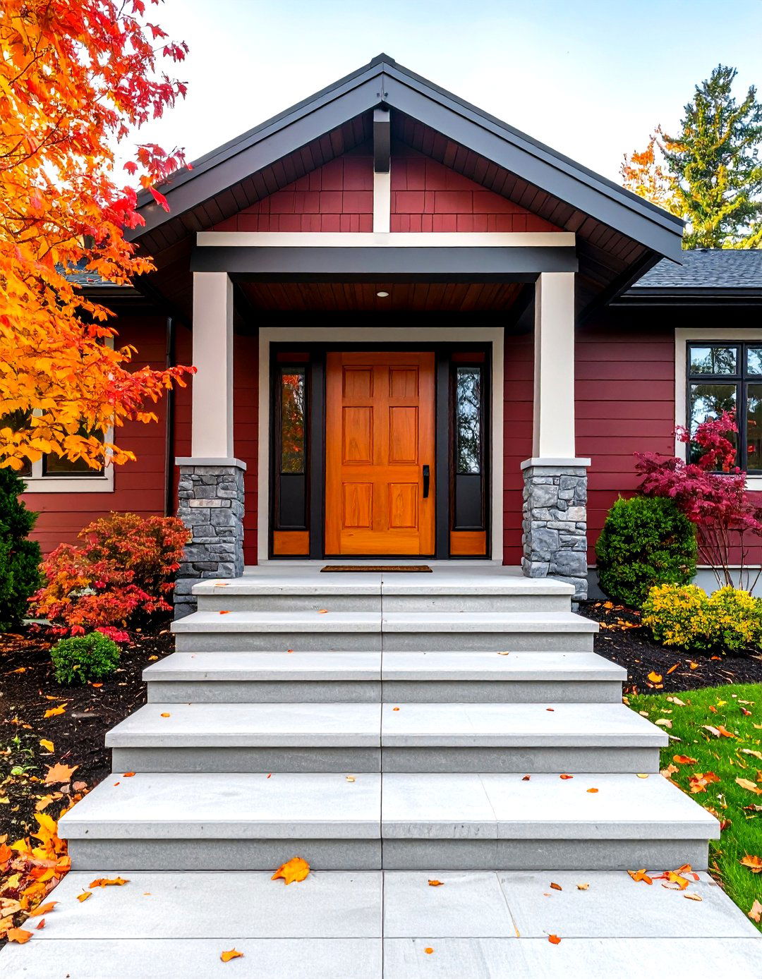 Layered Composite Door Trim - 20 Exterior Door Trim Ideas
