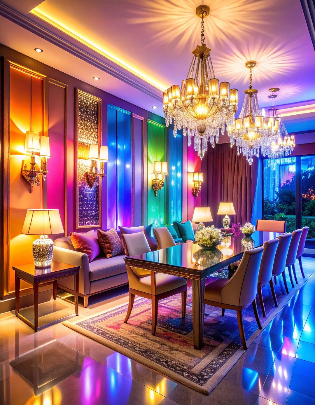 Layered Dining Room Lighting Schemes - 20 Glam Dining Room Ideas
