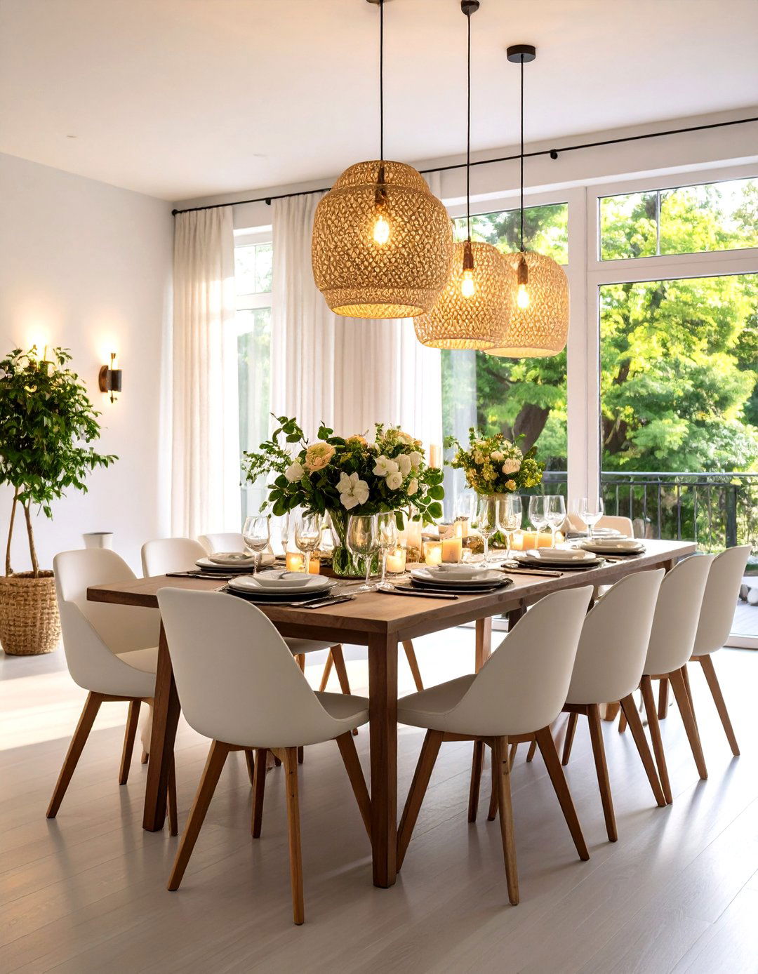 Layered Dining Room Lighting for Ambience and Task - 20 Dining Room Lighting Ideas
