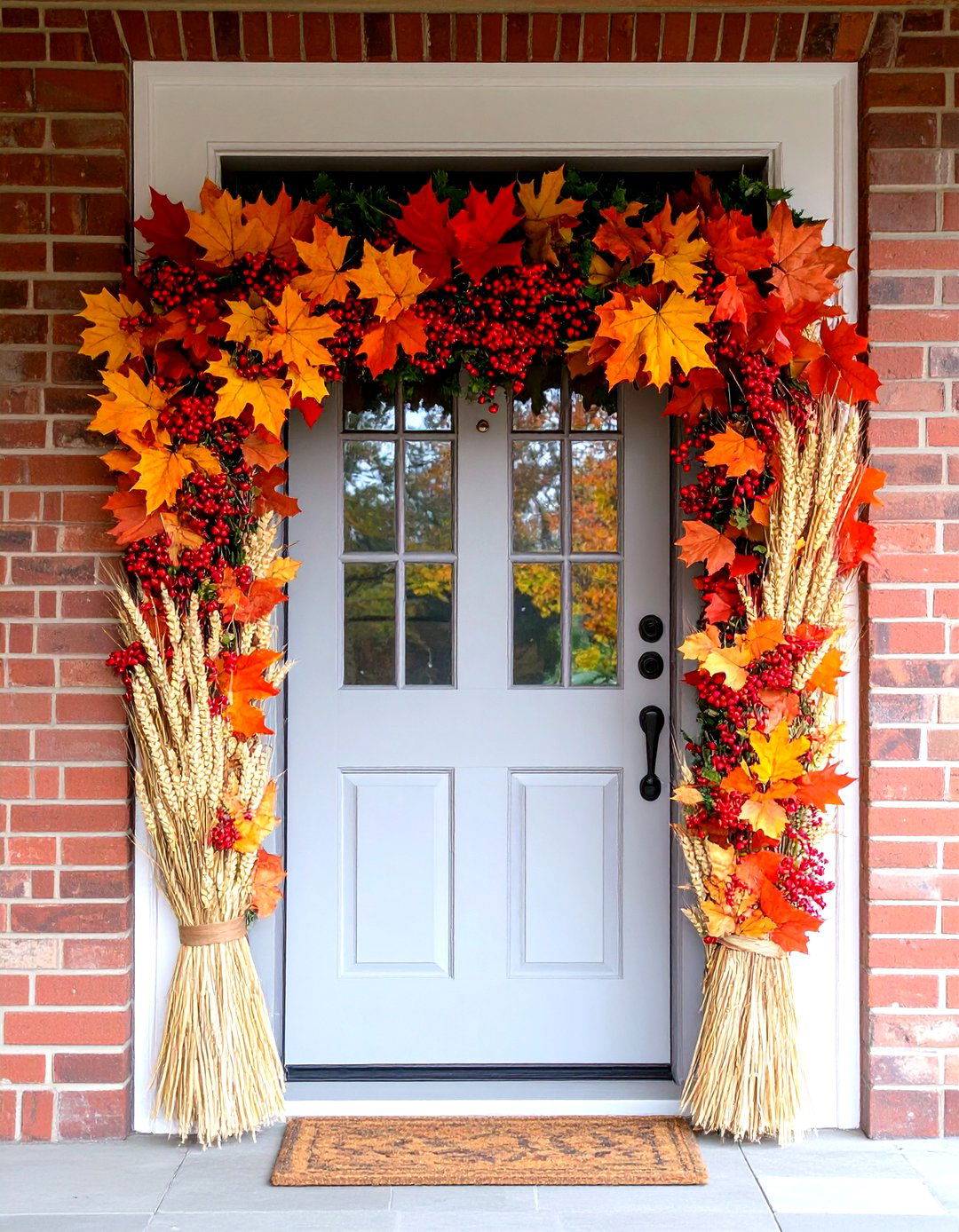 Layered Garland Fall Decor Applications - 20 Fall Decor Ideas