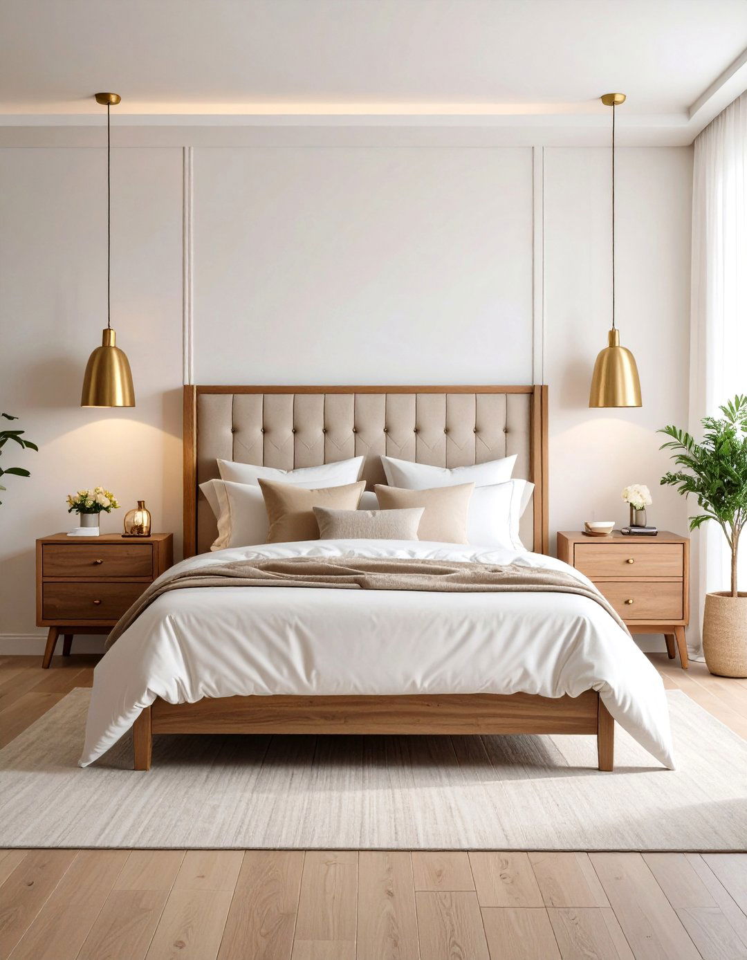 Layered Lighting Elevates Bedroom Decor - 20 Bedroom Decor Ideas