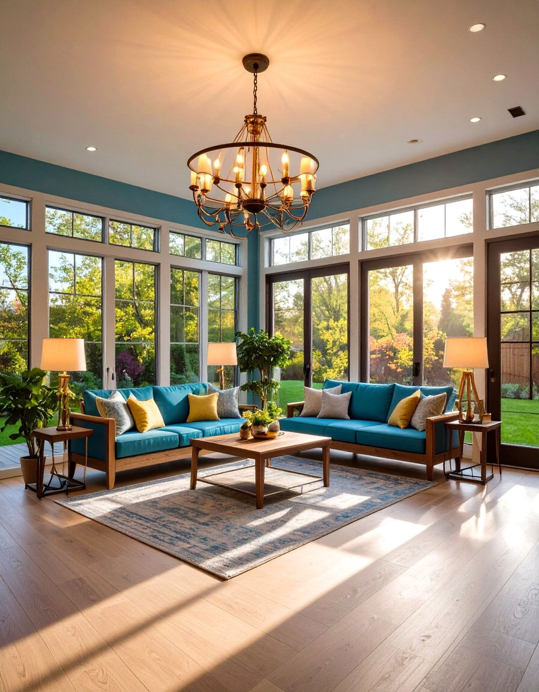 Layered Lighting Solutions - 20 Sunroom Dining Room Ideas