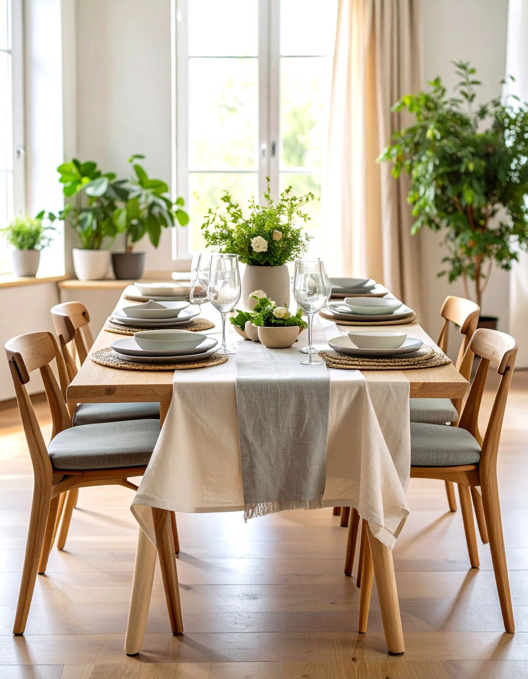 Layered Linen Luxury for Your Dining Table - 20 Dining Table Decor Ideas