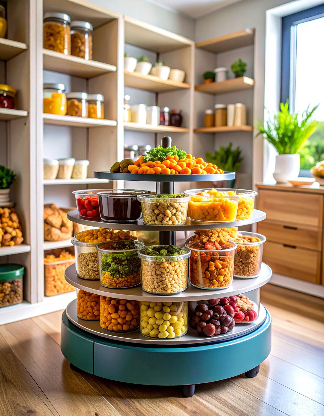 Lazy Susan Turntables - 20 Snack Storage Ideas
