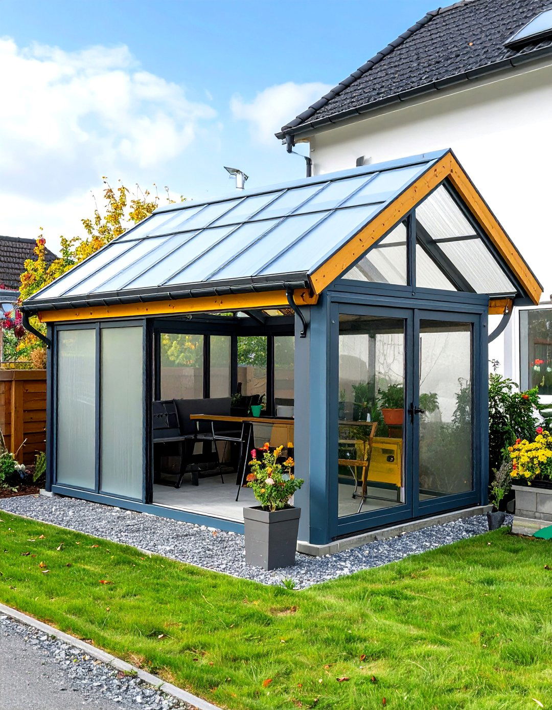 Lean To Bin Store Along the House - 20 Garbage Can Storage Ideas
