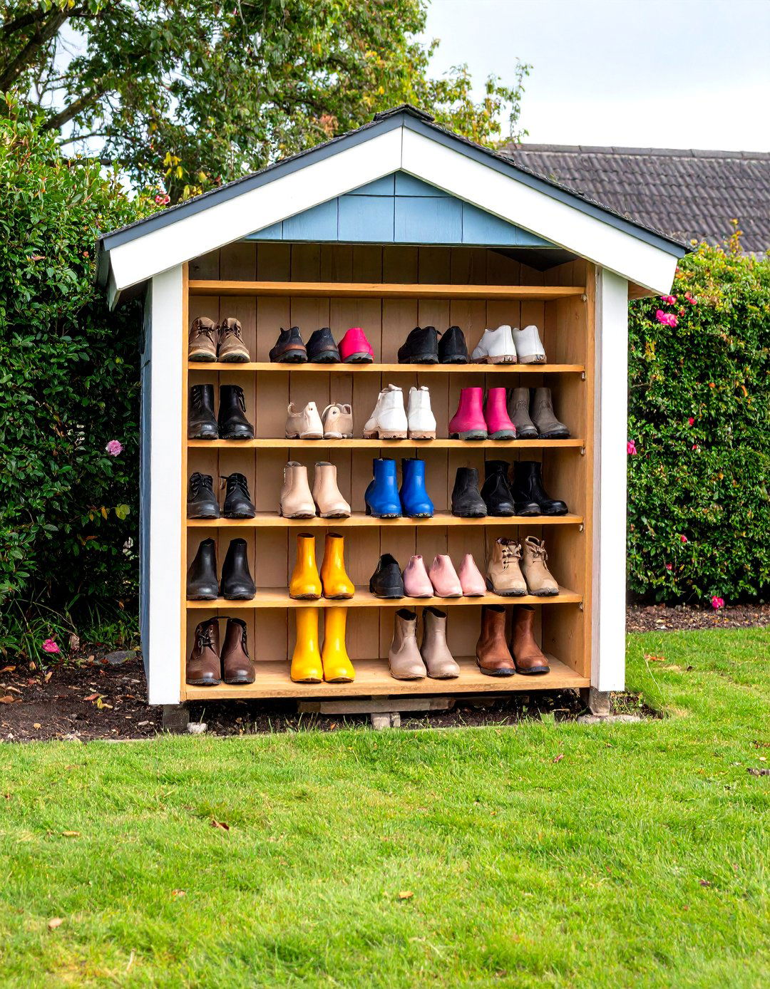 Lean To Outdoor Shoe Storage Sheds - 20 Outdoor Shoe Storage Ideas