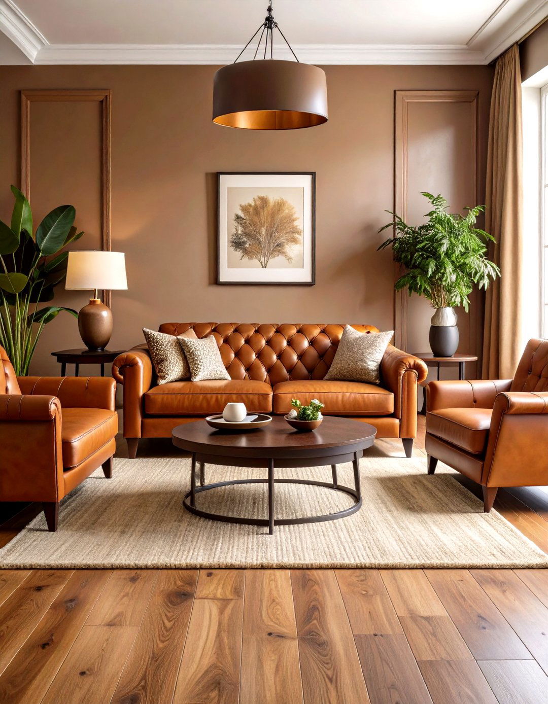 Leather Focused Mens Living Room Classic - 20 Mens Living Room Ideas