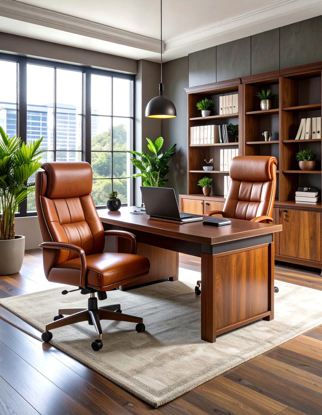 Leather Furniture Home Office Ideas for Him - 20 Home Office Ideas for Him