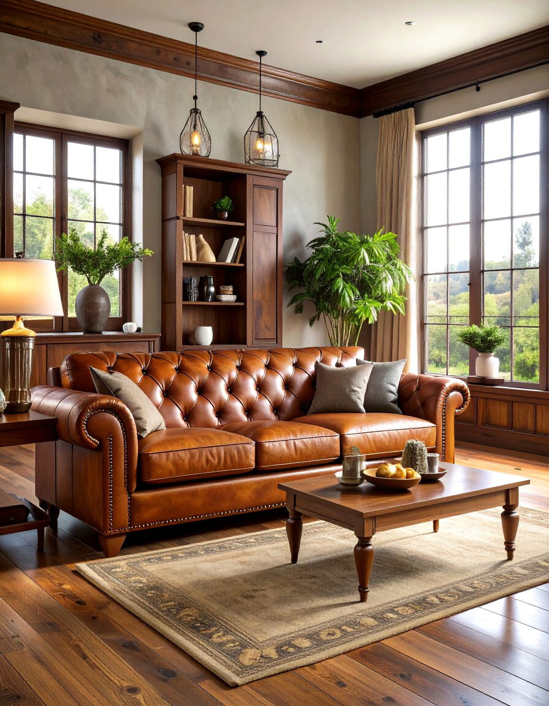 Leather Living Room Couch with Timeless Appeal - 20 Living Room Couch Ideas
