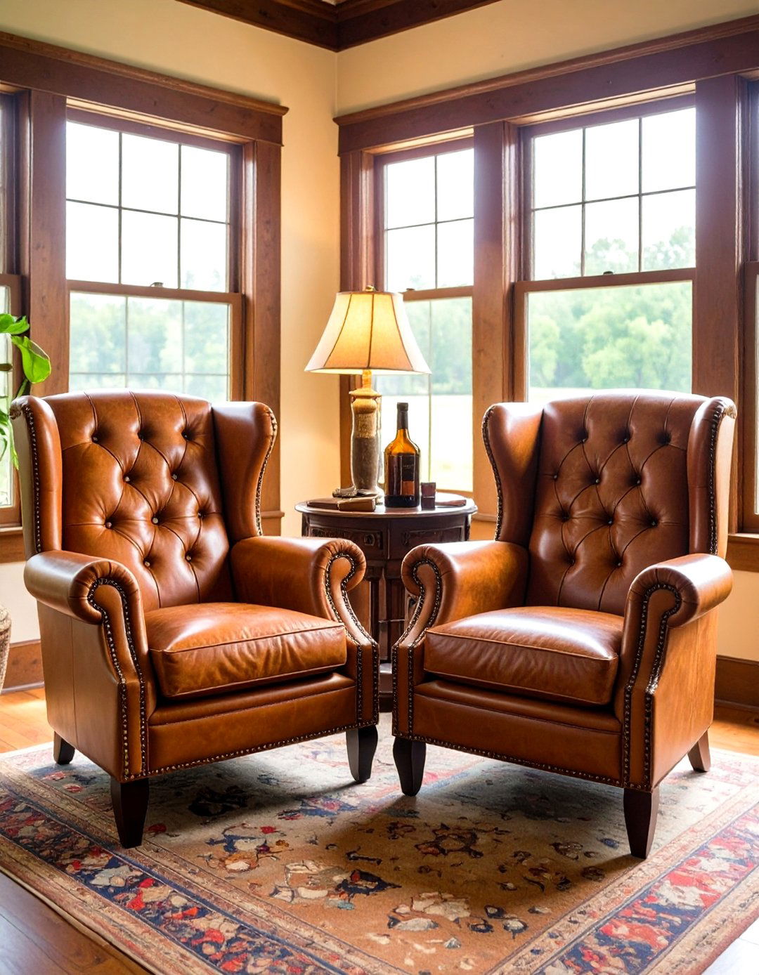 Leather Lounge Zones Invite Storytelling - 20 Gun Room Ideas