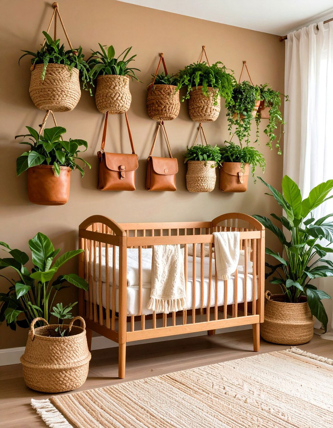 Leather and Natural Fiber Accessories - 20 Boho Nursery Ideas
