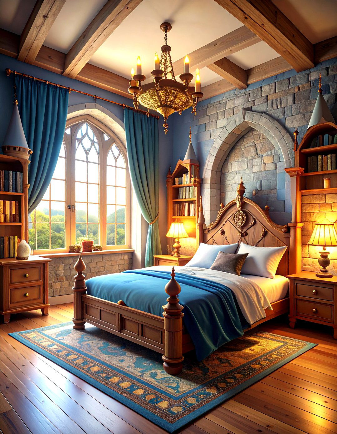 Lego Castle Medieval Fortress Bedroom - 20 Lego Bedroom Ideas
