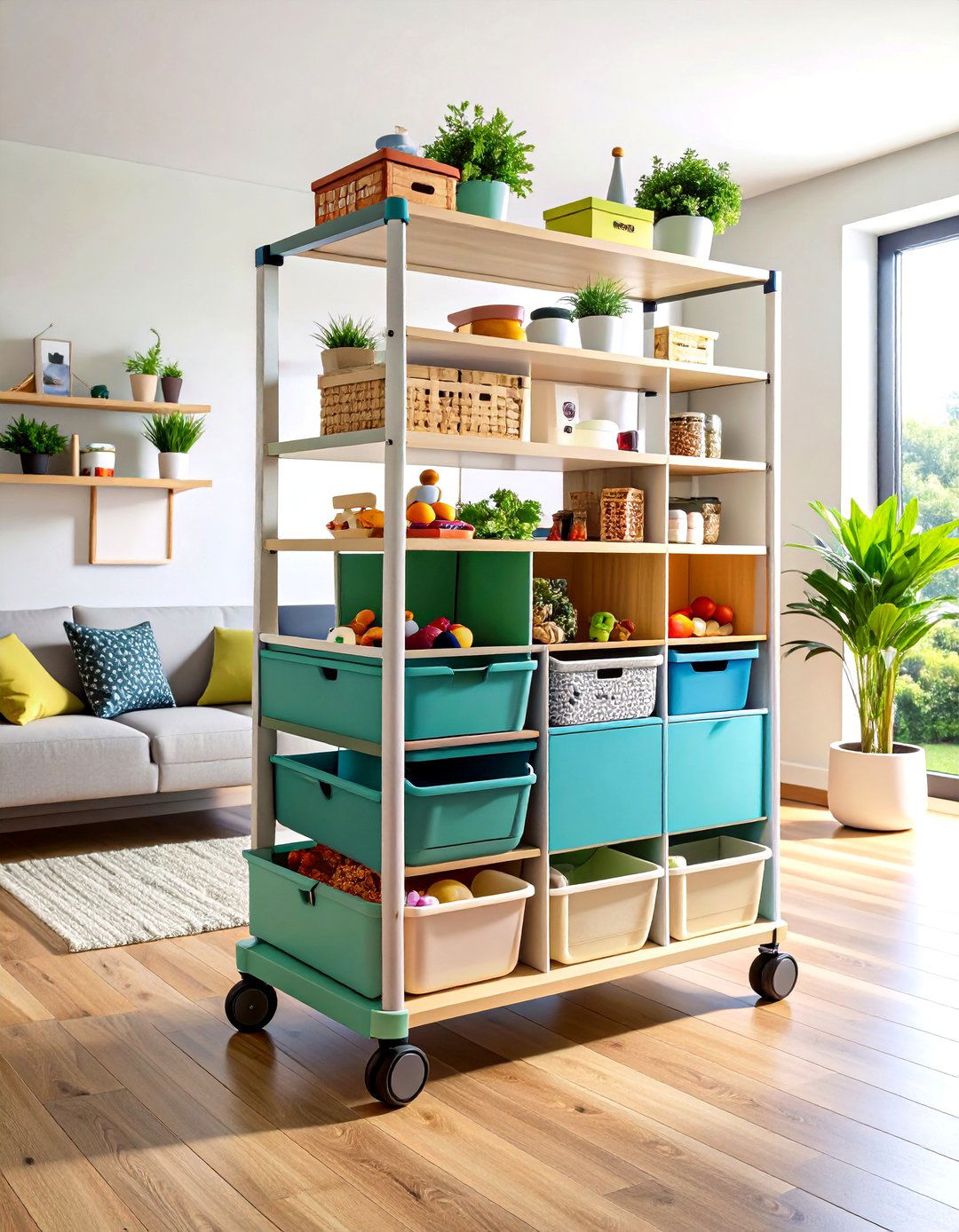 Lego Storage Rolling Cart Solution - 20 Lego Storage Ideas