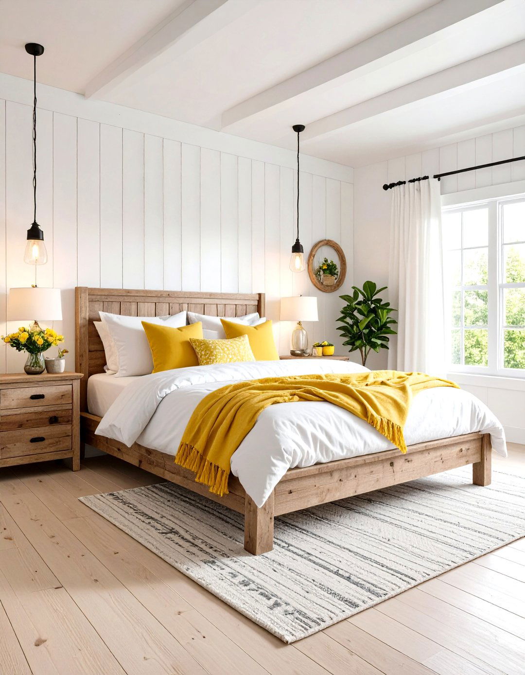 Lemon Farmhouse Bedroom Design - 20 Lemon Bedroom Ideas