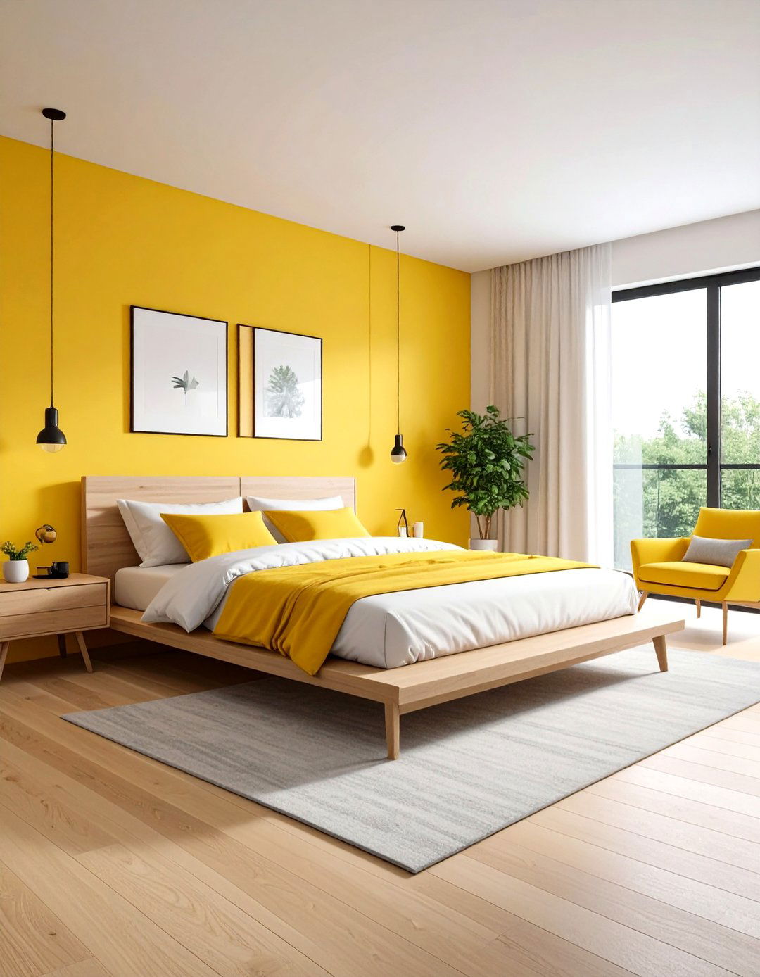 Lemon Minimalist Bedroom Style - 20 Lemon Bedroom Ideas