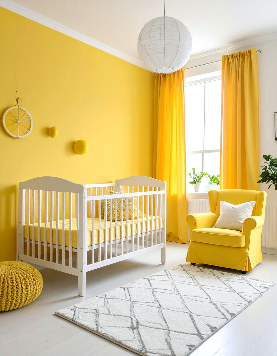 Lemon Yellow Nursery Theme Decor - 20 Yellow Nursery Ideas