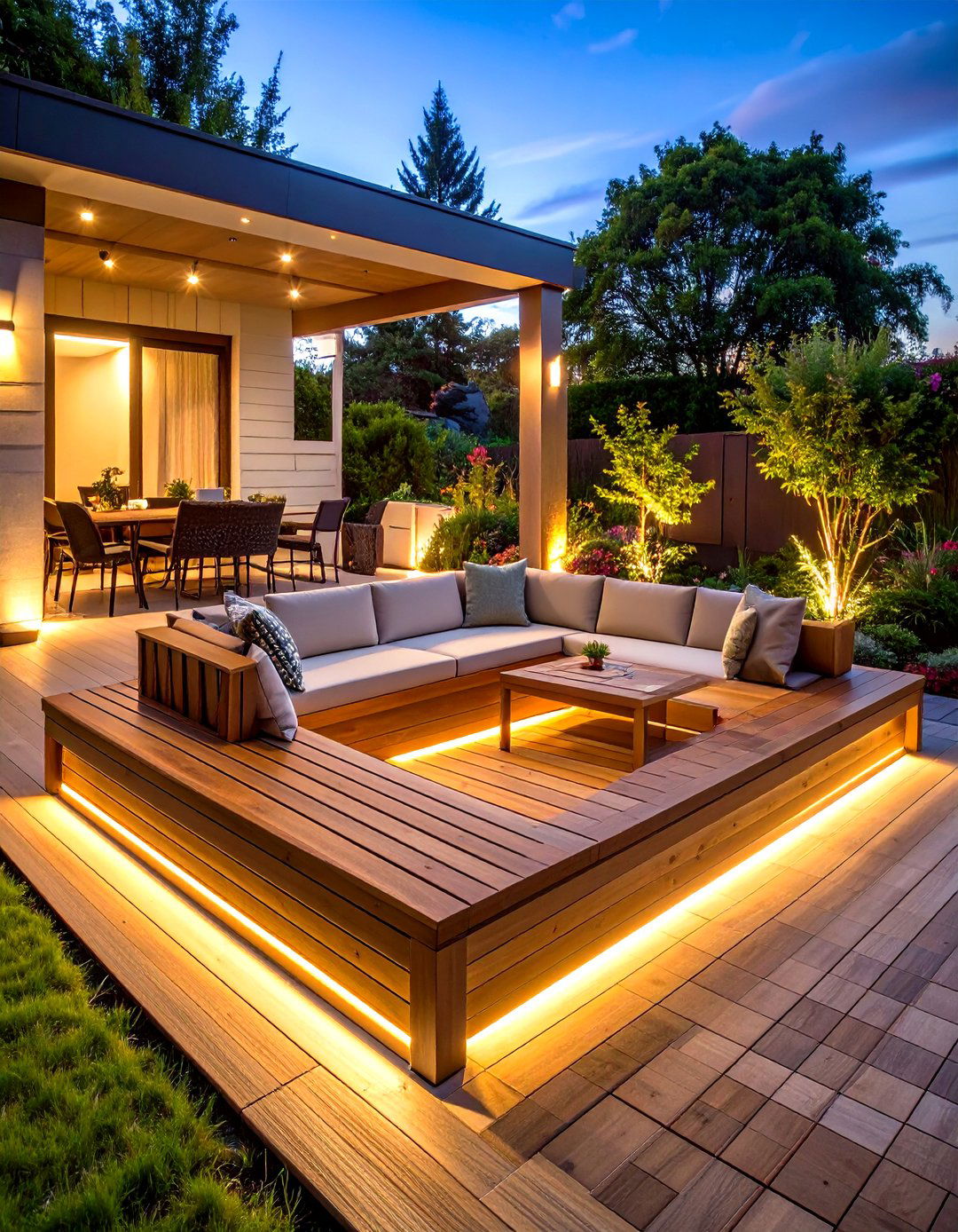 Lift Top Storage Bench - 20 Built-in Deck Bench Ideas and Designs
