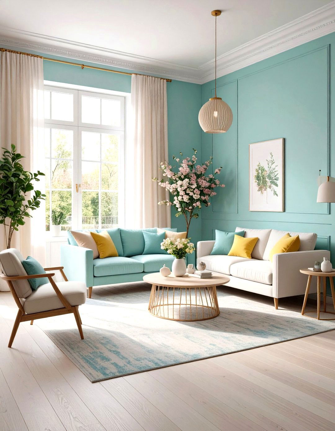 Light Color Palettes - 20 Studio Apartment Ideas