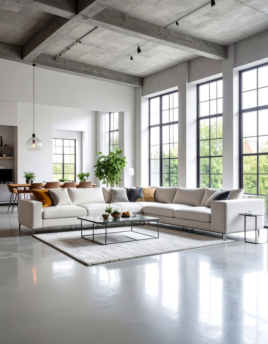 Light Filled Loft Style Living Room - 20 Loft-style Living Room Ideas