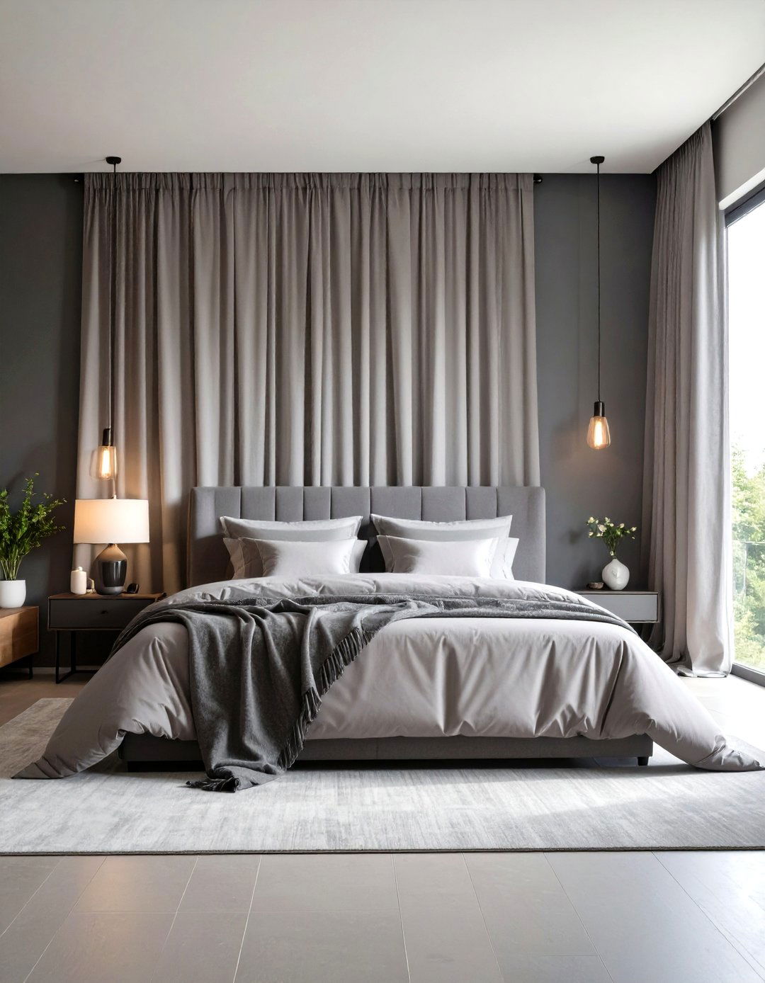 Light Gray Curtains for Gray Walls - 20 What Color Curtains Go With Gray Walls