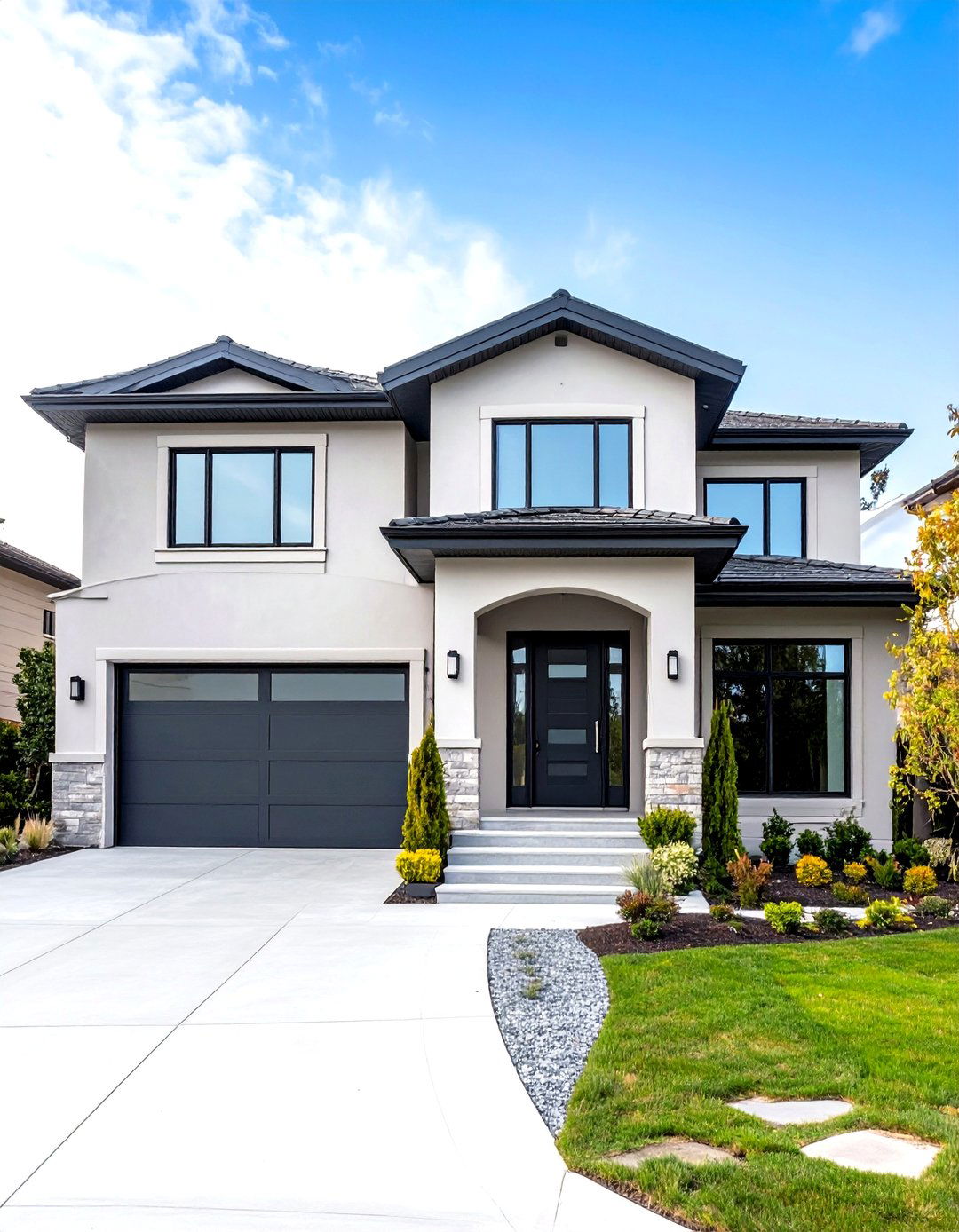 Light Gray - 20 Stucco Colors for Home Exteriors